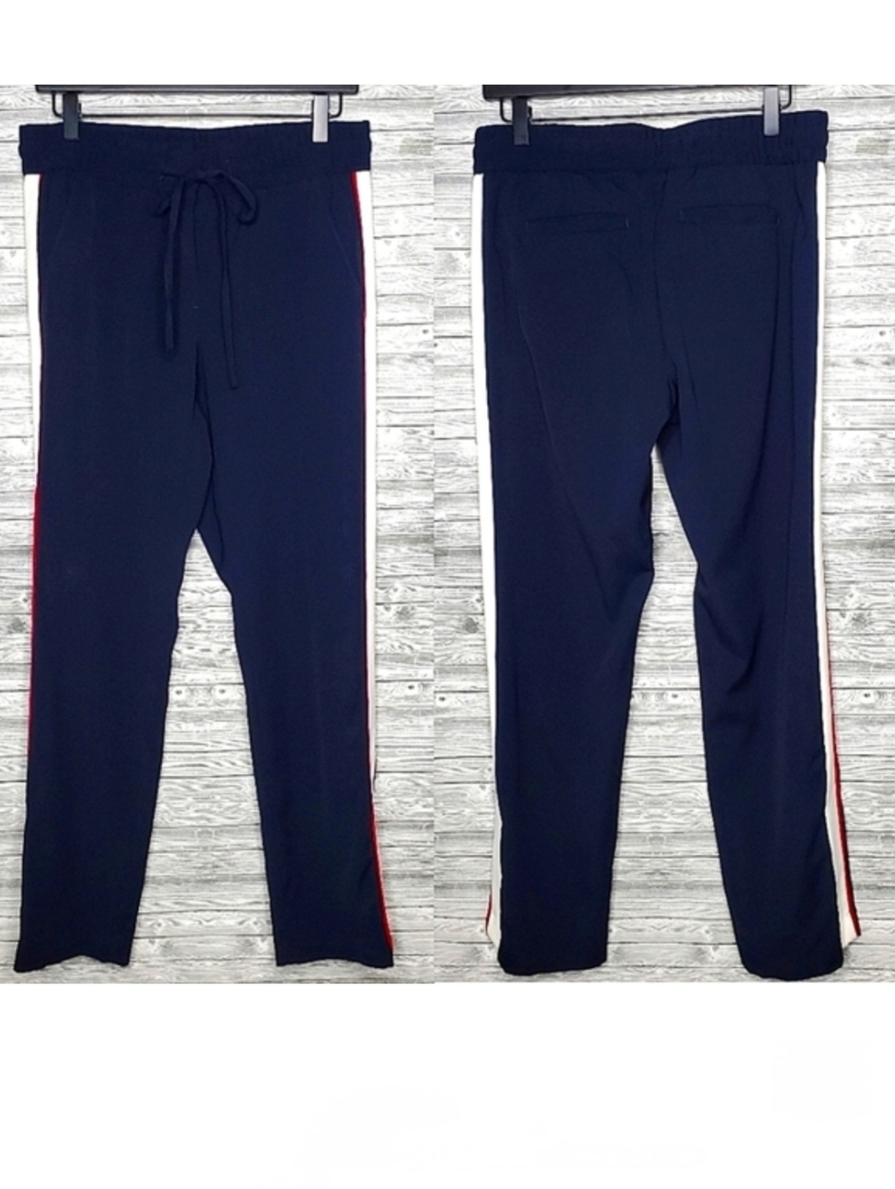 Ann Taylor LOFT Navy Track Pants Size 4